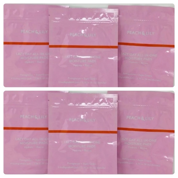 NEW 36pc (6x 6pc) Peach and Lily Lazy Day All-In-One Moisture Pads - Picture 4 of 4